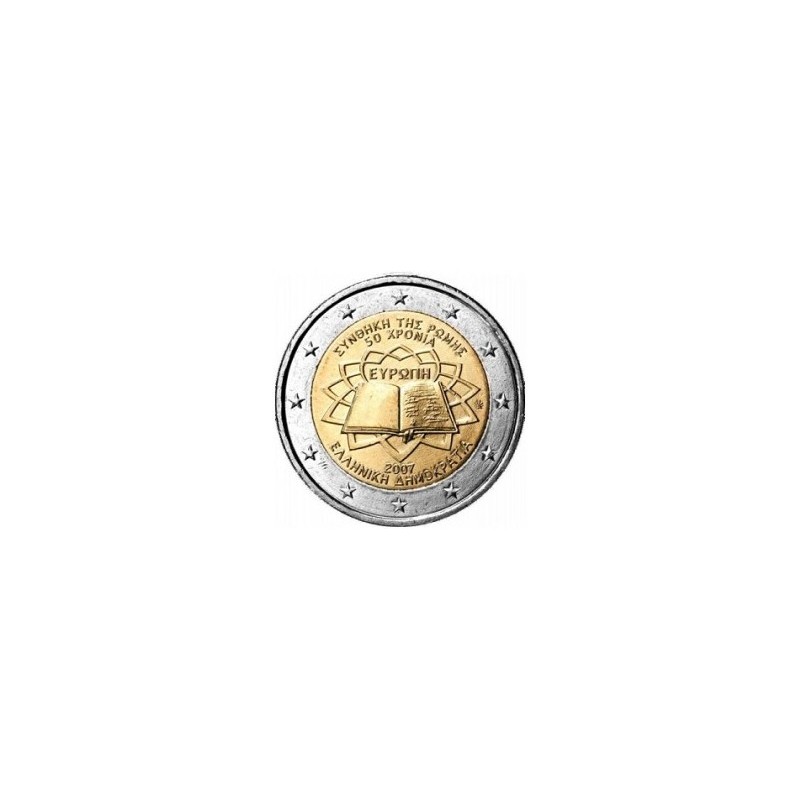 Grecia 2007 - 2 euro commemorativo 50° anniversario della firma del Trattato di Roma.