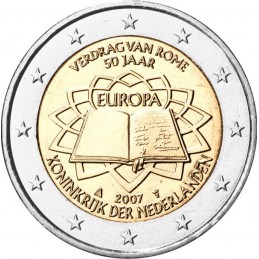 Hollande 2007 - 2 euros 50e Traité de Rome