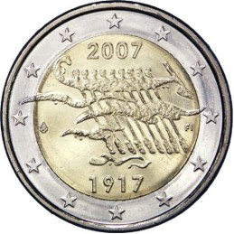 Finlandia 2007 - 2 euros 90 ° de Independencia