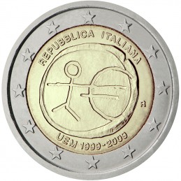 Italy 2009 - 2 euro EMU 10th Anniversary Euro