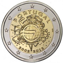 Portugal 2012 - Pièce de 2 euros 10e euro