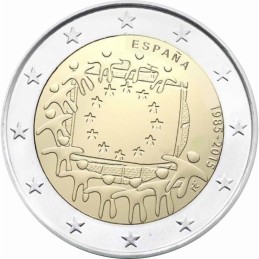 España 2015 - 2 euros 30ª Bandera Europea