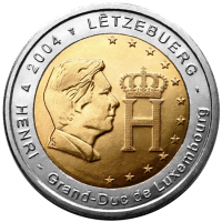 2 euro commemorativi singoli, dal 2004 ad oggi del Lussemburgo