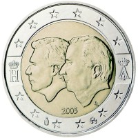 2 euro commemorativi singoli, dal 2005 ad oggi del Belgio